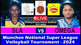 SLSLA VS OMEGA | Munchee National Super League Volleyball Tournament 2024