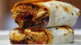 Juicy Chipotle Chicken Burrito