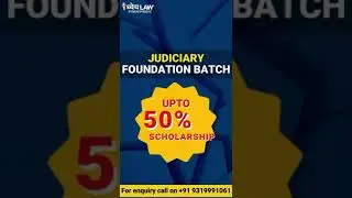 Karmayadha Scholarship Test 2025 | Get Up to 50% Off on Judiciary Foundation Batch #judiciary