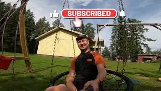 Kiikun pystytys | Building a swing