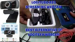 LOGITUBO 920 STREAMING WEBCAM UNBOXING | BEST ALTERNATIVE OF LOGITECH C920