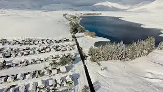 Hakatere Conservation Area, fresh snow , Saturday 7 June 2025