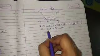 Find the value of x in x, 3x, x-20 by using linear pair | Class 6 question | Class 7 question |