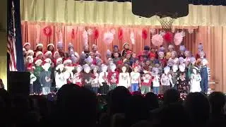 Gunner in Kindergarten Christmas Program 2018