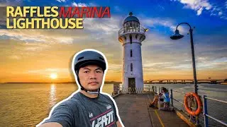 RAFFLES MARINA LIGHTHOUSE, SINGAPORE | Folding Bike Ride