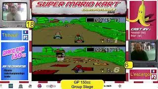 Super Mario Kart Championship 2025 - GP150cc - Group Stage - T. Terrasson vs G. Lesquerbault