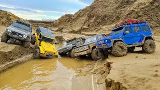 🚙💥 RC Clay Apocalypse! 10+ Trucks Stuck in Mud &mdash; Epic Winch Rescue Chaos! (Family Friendly)