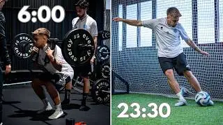 ENTRENÉ como FUTBOLISTA PROFESIONAL por UN DÍA