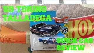 '69 Ford Torino Talladega Hot Wheels Quick Car Review!! PLUS Tracktest! -Hot Wheels Playaz