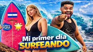  Mi primer día aprendiendo a Surfear en San Juan del Sur | ¿Es difícil ? 