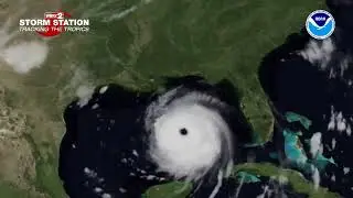 VIDEO: Satellite footage of Hurricane Katrina making landfall in August 2005