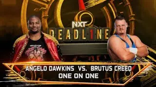WWE 2K25 Angelo Dawkins vs Brutus Creed - PS5 Gameplay