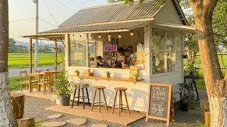 100+ Minimalist Cafe & Coffee Shop Design Ideas, Small Coffee Shop Budget Concept Design #592