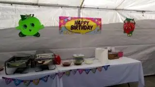 Earlier at hijadas birthday party 8/6/16
