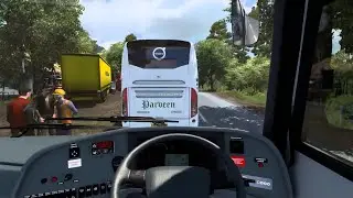 APSRTC GARUDA OVERTAKES PRAVEEN VOLVO || ETS-2 1.43