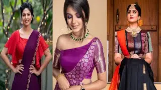 TRENDY BLOUSE DESIGNS,  LATEST TRENDY BLOUSE TO TRY ON FESTIVAL SEASON, ENGAGEMENT, PARTIES