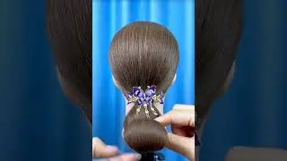 15 second hairstyles for girls #hairhacks #stylerevolution # beautiful new styles # shorts