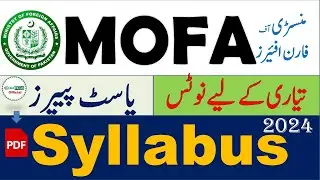 MOFA Syllabus 2024