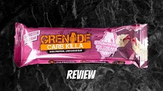 Grenade Strawberry Ice Cream Carb Killa Bar - My Honest Review
