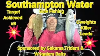 Boat Fishing Southampton Water Sole Fishing Small Boat Fishing Raymarine Garmin Southcoast UK