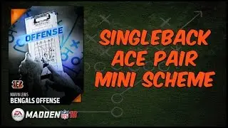 Madden 16 Tips | Bengals Playbook - Singleback Ace Pair Mini Scheme