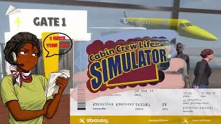 I WAS NOT BUILT FOR THIS JOB 😭✈️ | Cabin Crew Life Simulator (Explicit Version)