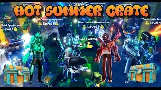 500 Hot Summer Crates Opening [Toilet Tower Defense