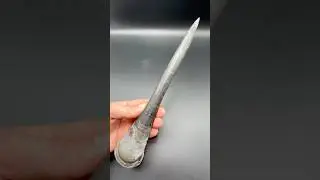 Exposing a perfect Jurassic Belemnite (Squid-like creature) 🦑🦑 Thank you for supporting our page🐊