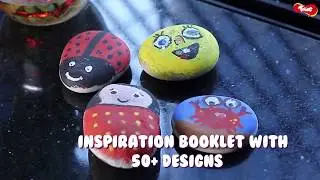 Rock Art Kit - Creative Reusable Rock Painting & Colouring Set