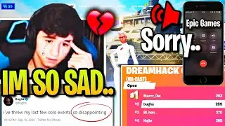 Bugha *CRIES* Tears of RAGE after CHOKING 1st Place then TROLLED by Epic Games RIGHT AFTER!