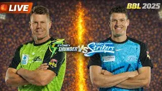 🔴 LIVE | Adelaide Strikers vs Sydney Thunder 😱 | BBL 2025 | Cricket 26 | PS5