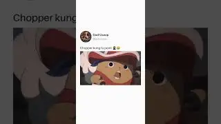 Kung fu Chopper😂 #shorts #anime #onepiece #chopper #luffy
