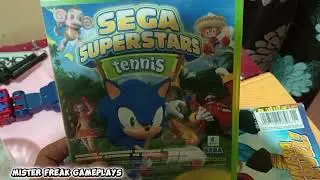 Unboxing Sonic sega super star tenis para xbox 360 por me freak