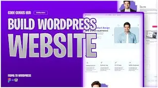 How to make Personal Portfolio Website in WordPress | #codegeniushub #Wordpress #elementor