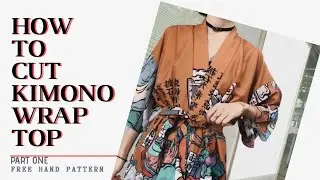 HOW TO CUT KIMONO JACKET (PART 1)/ DIY KIMONO JACKET/ KIMONO JACKET PATTERN TUTORIAL (PART 1)