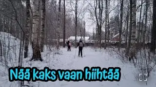 Nyt se hiihto kolahti👌Leikataanko käsi?#arkivlog #dailyvlog #cotondetulear 