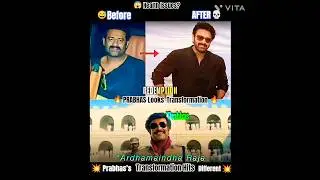 Prabhas looks Transformation #prabhas #salaar #aura #look #movie #music #song #ytshorts #shorts