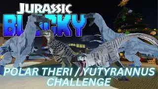 Испытание полярного теризинозавра / ютираннуса в Jurassic Blocky