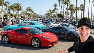 TIREI A FERRARI 458 DA GARAGEM * ENCONTRO DE CARROS NOS ESTADOS UNIDOS 🇺🇸 *