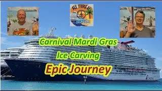 Ice Carving on the Carnival Mardi Gras   What is it?