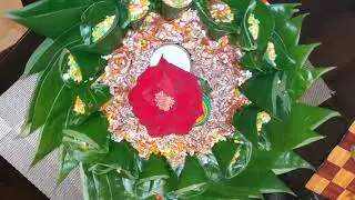 Easy Decorating Pandan Ideas/How to Decorate Pandan Leaves with Turmeric/Arranging Pandan