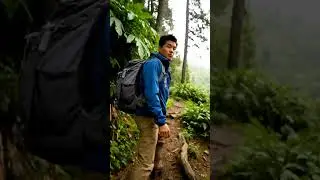 ADVENTURE IN DENSE FOREST 💗 #adventure #trekking #nature #viral #youtubeshorts #youtube #usa