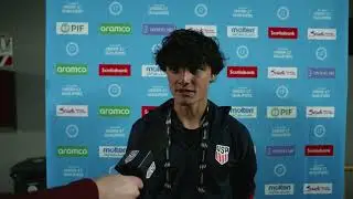 U-17 MNT MIDFIELDER/CAPTAIN MAXIMO CARRIZO postgame; Team USA beat Cuba in World Cup qualifiers