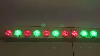 K-12G RGB Auto LED, amusement rides lighting, fairground lamp