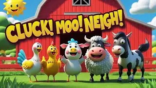 🎶 Farmyard Sing-Along | Animal Sounds Song for Kids | Nursery Rhymes 🎶| Bebymelon 🐔