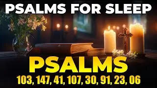 Psalms For Sleep - Psalms 103, 147, 41, 107, 30, 91, 23, 6 | Powerful Psalms that HEAL Any Disease