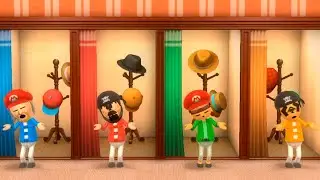 Wii Party U Minigames Dojo Domination #25 Thor Gameplay