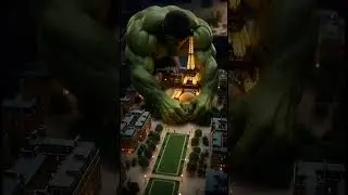 Hulk Making Eiffel Tower 😱 | Superhero Art Viral Shorts #shorts #unfreezmyaccout #unfrezzmyaccount