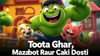 Hulk, Dog Aur Cat Ki Dosti | Toota Ghar, Mazboot Rishta | Emotional Story @HULKTALE 