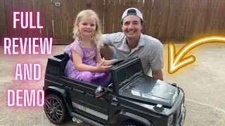 Детский автомобиль Mercedes-Benz G63 с лицензией ANPABO. ПОЛНЫЙ ОБЗОР и ДЕМОНСТРАЦИЯ
